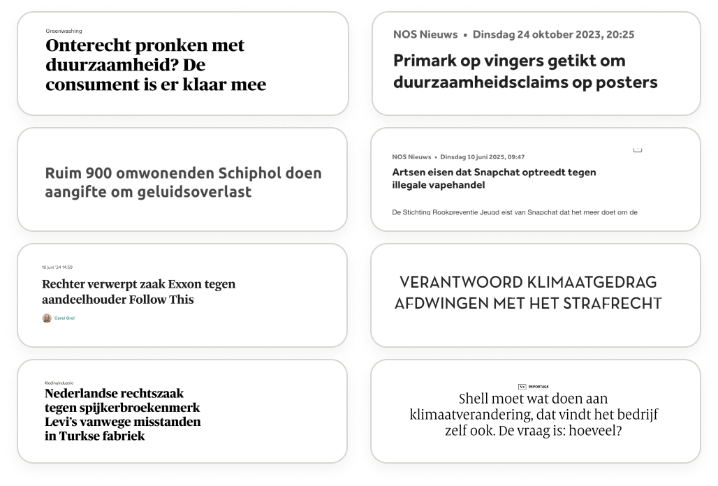Krantenkoppen over zaken van De Roos: Primark, Levi's, Snapchat, Schiphol en Follow This
